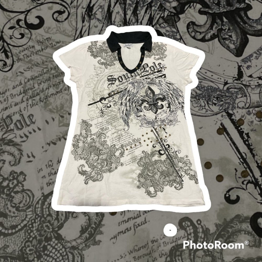 South Pole XL V-Neck Women's T-shirt